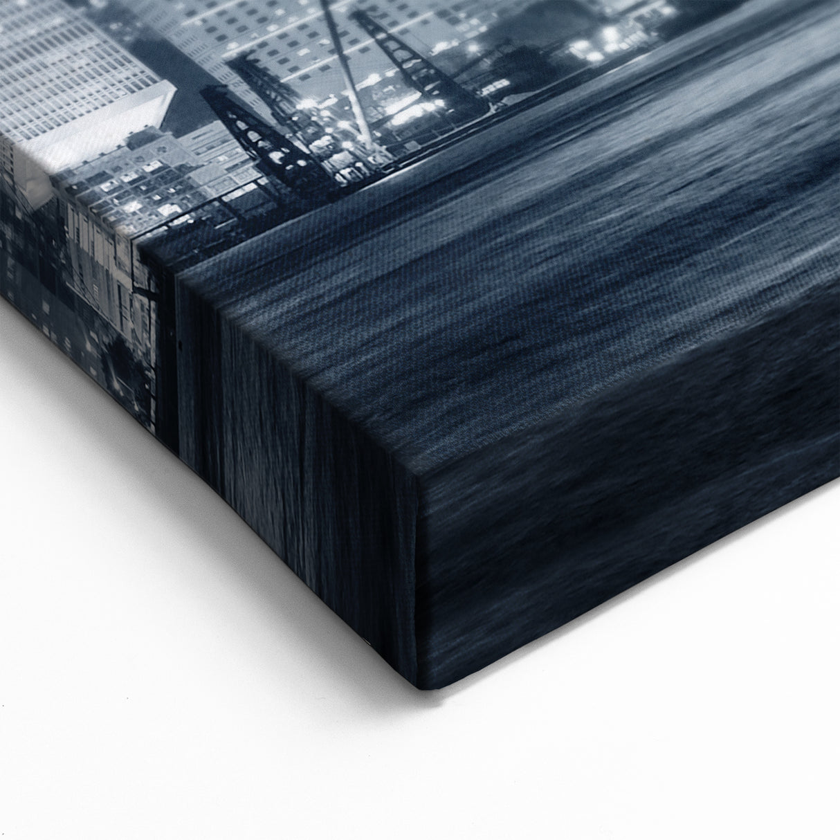 Hong Kong Skyline Photography | Monochrome Cityscape | Night Wall Art