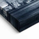Hong Kong Skyline Photography | Monochrome Cityscape | Night Wall Art