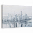 Hong Kong Skyline Art | Minimalist Cityscape | Abstract Architecture Canvas