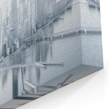 Hong Kong Skyline Art | Minimalist Cityscape | Abstract Architecture Canvas