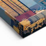 Los Angeles Skyline Art | Downtown Cityscape | Mountain View Canvas