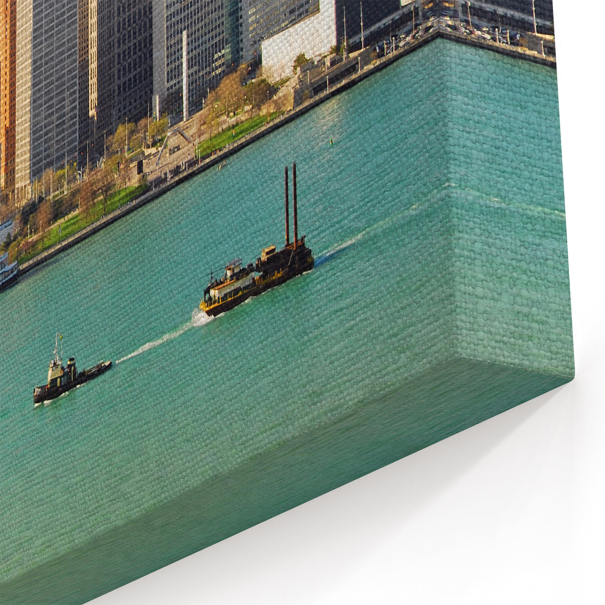 Serene Detroit Skyline Art - Daytime Cityscape Photography Print
