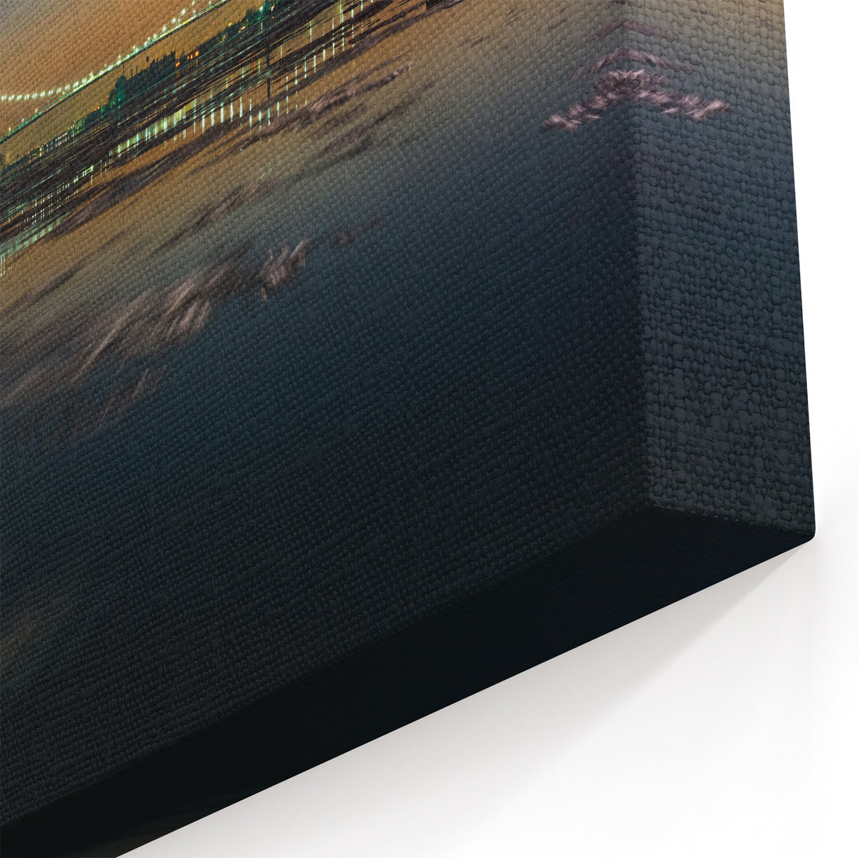 Serene Detroit Bridge Art - Evening Cityscape Photography Print