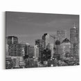 Elegant Denver Skyline Wall Art – Black and White Cityscape Photography
