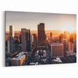 Vibrant Denver Skyline Panorama – Sunset Glow Cityscape Wall Art