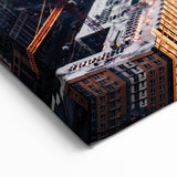 Vibrant Denver Skyline Panorama – Sunset Glow Cityscape Wall Art