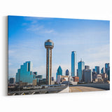 Stunning Dallas Skyline Wall Art - Vibrant Cityscape Art Prints on Canvas