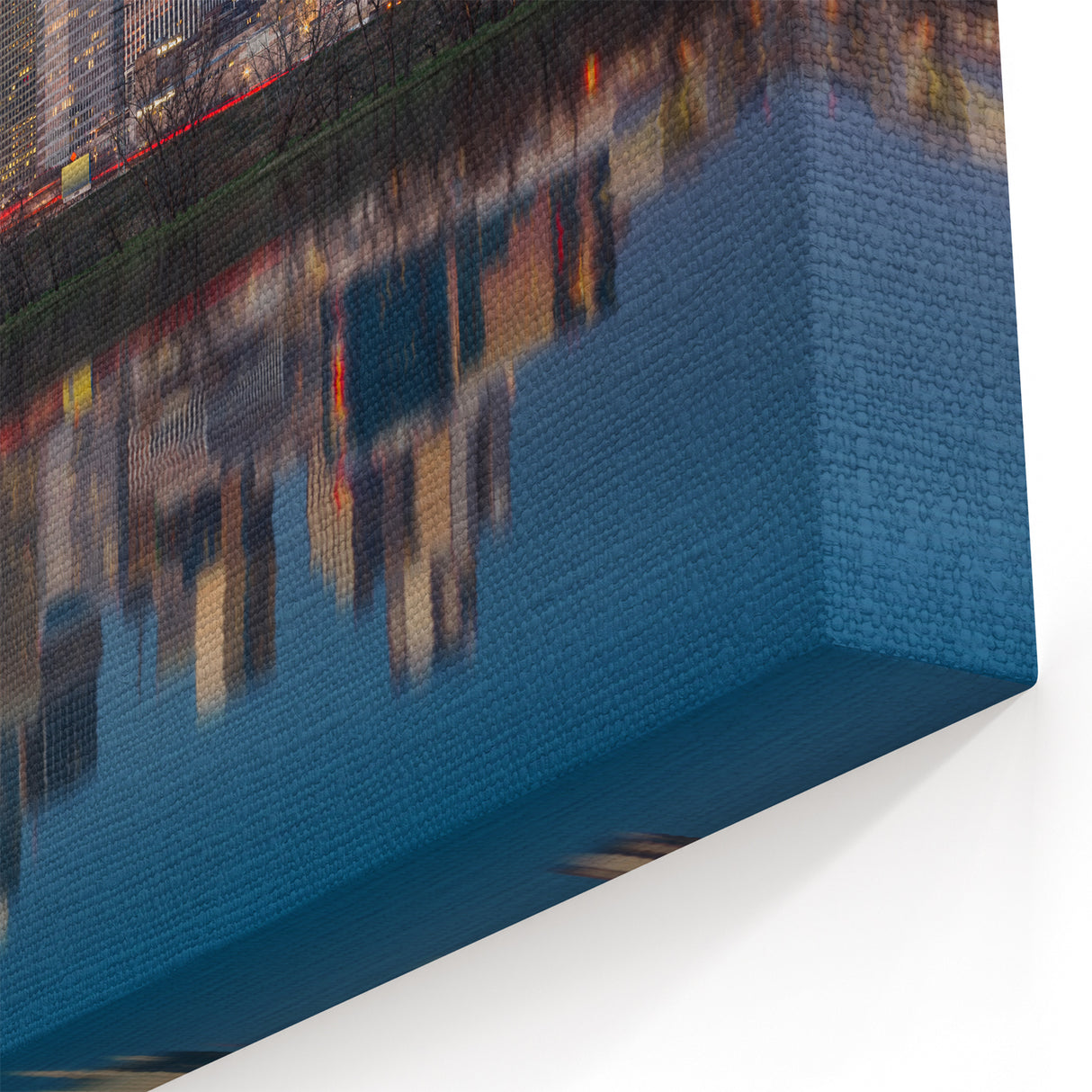 Elegant Dallas Skyline Night Art - Framed Cityscape Prints for Modern Decor