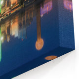 Vibrant Dallas Night Skyline Art - Captivating Cityscape Prints for Walls