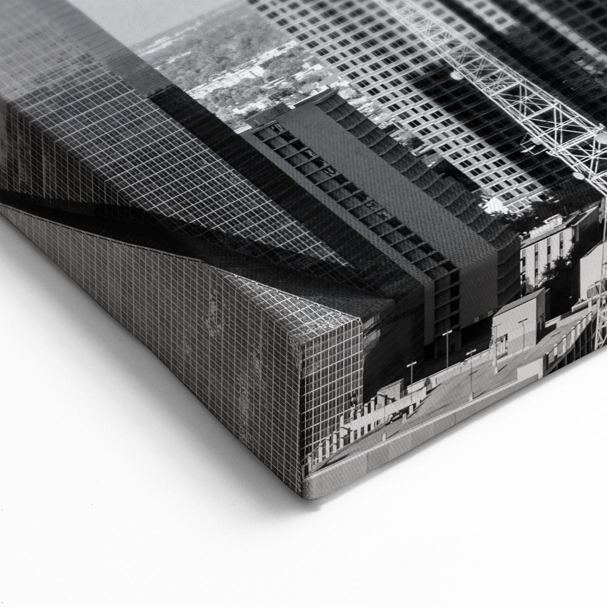 Black and White Dallas Skyline Art - Classic Cityscape Prints for Decor