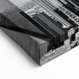 Black and White Dallas Skyline Art - Classic Cityscape Prints for Decor