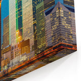 Vibrant Dallas Skyline Art - Colorful Cityscape Prints for Modern Walls
