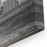 Classic Dallas Skyline in Black & White - Timeless Cityscape Wall Art