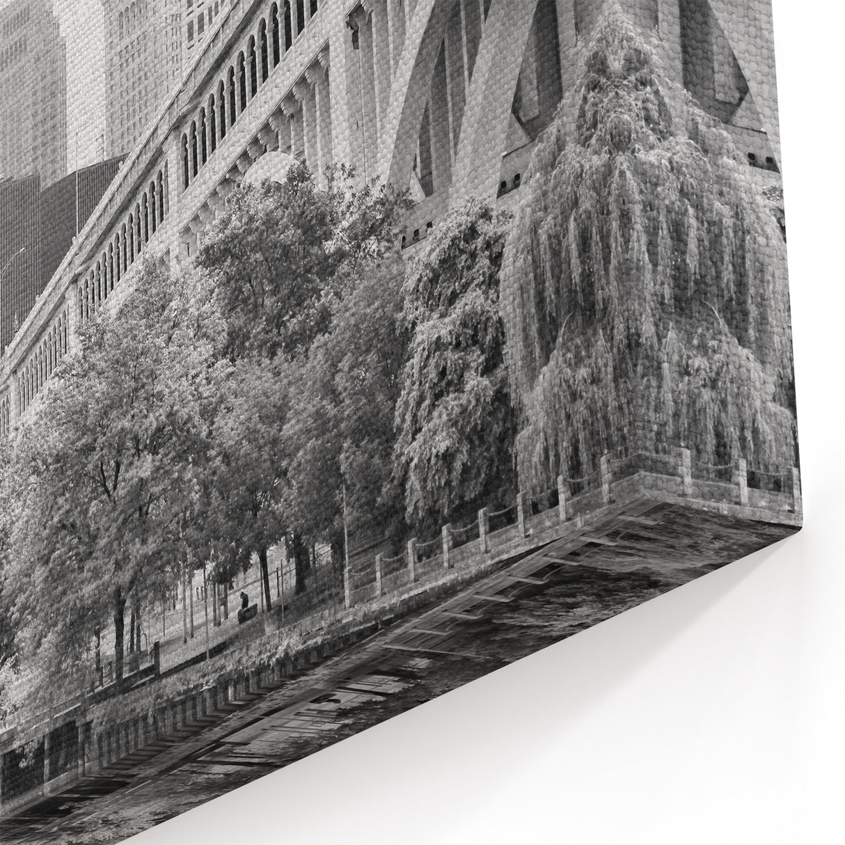 Cleveland Skyline Photography - Black and White Cityscape Art Print