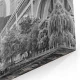 Cleveland Skyline Photography - Black and White Cityscape Art Print