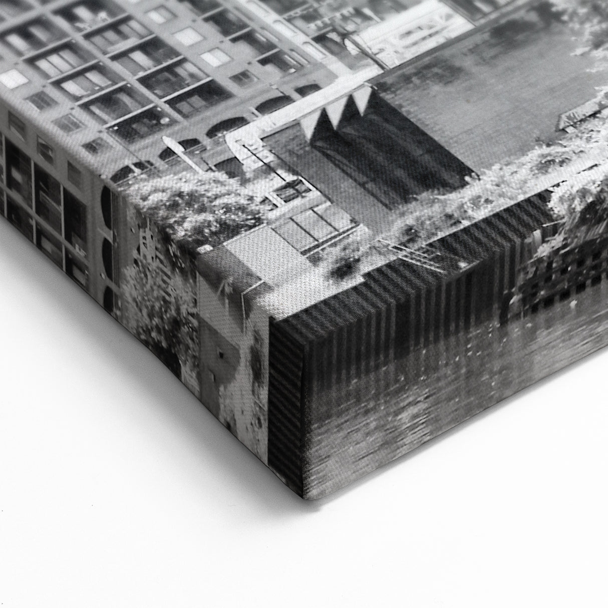 Cleveland Skyline Photography - Black and White Cityscape Art Print