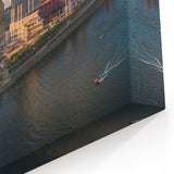 Cincinnati Skyline with Great American Ball Park - Panoramic Wall Art