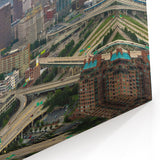 Cincinnati Skyline at Dusk - Urban Sunset Cityscape Wall Art Print