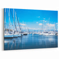 Nautical Harbor Wall Art - Tranquil Coastal Harbor Scenery and Views