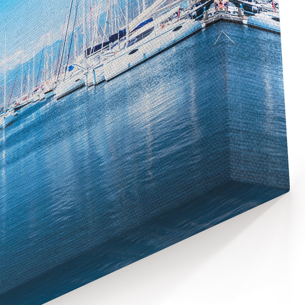 Nautical Harbor Wall Art - Tranquil Coastal Harbor Scenery and Views