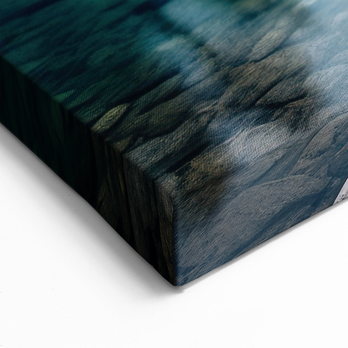 Serene Mountain Harbor Wall Art - Tranquil Forest Reflections on the Lake