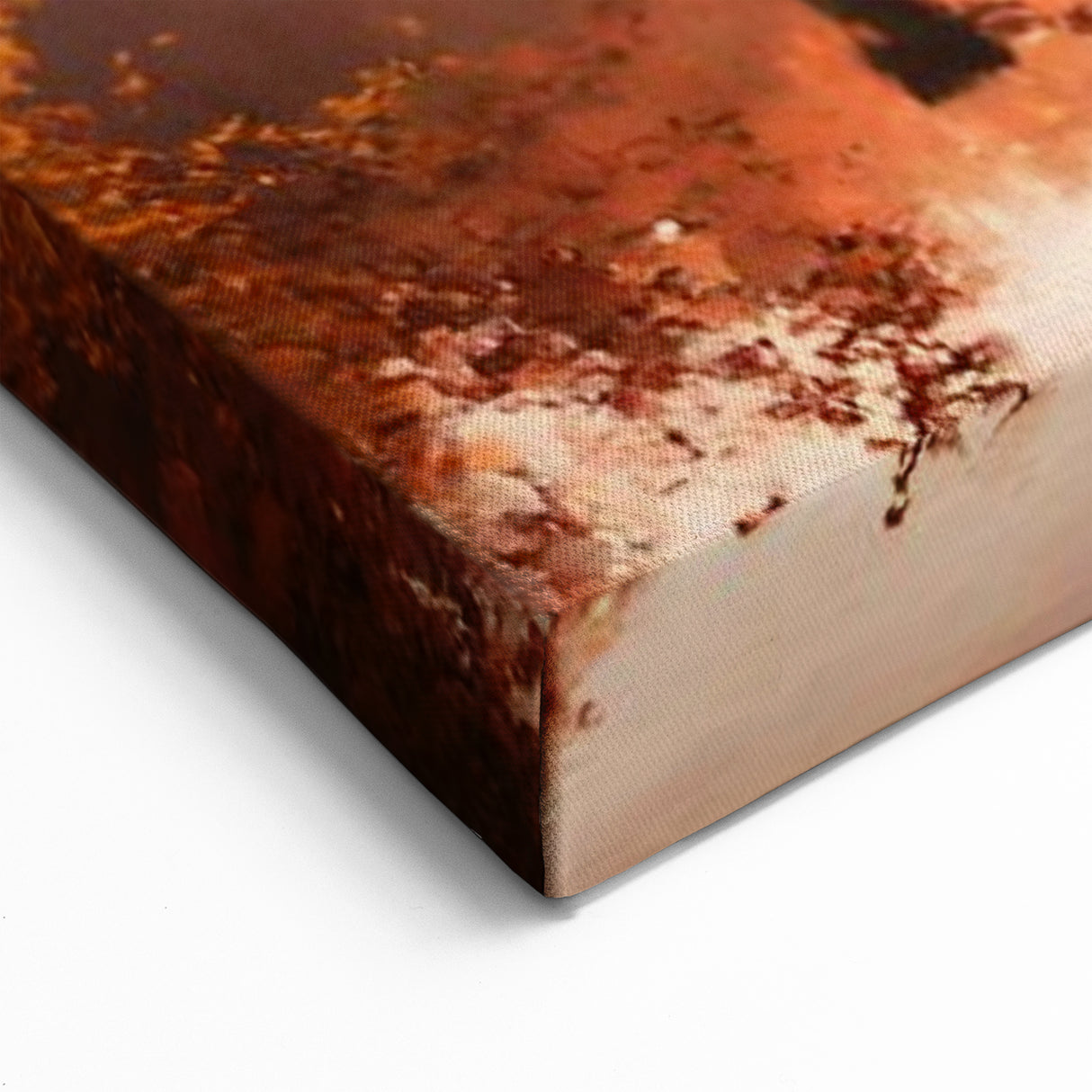 Autumn Serenity Harbor Wall Art - Tranquil Lakeside with Fall Foliage