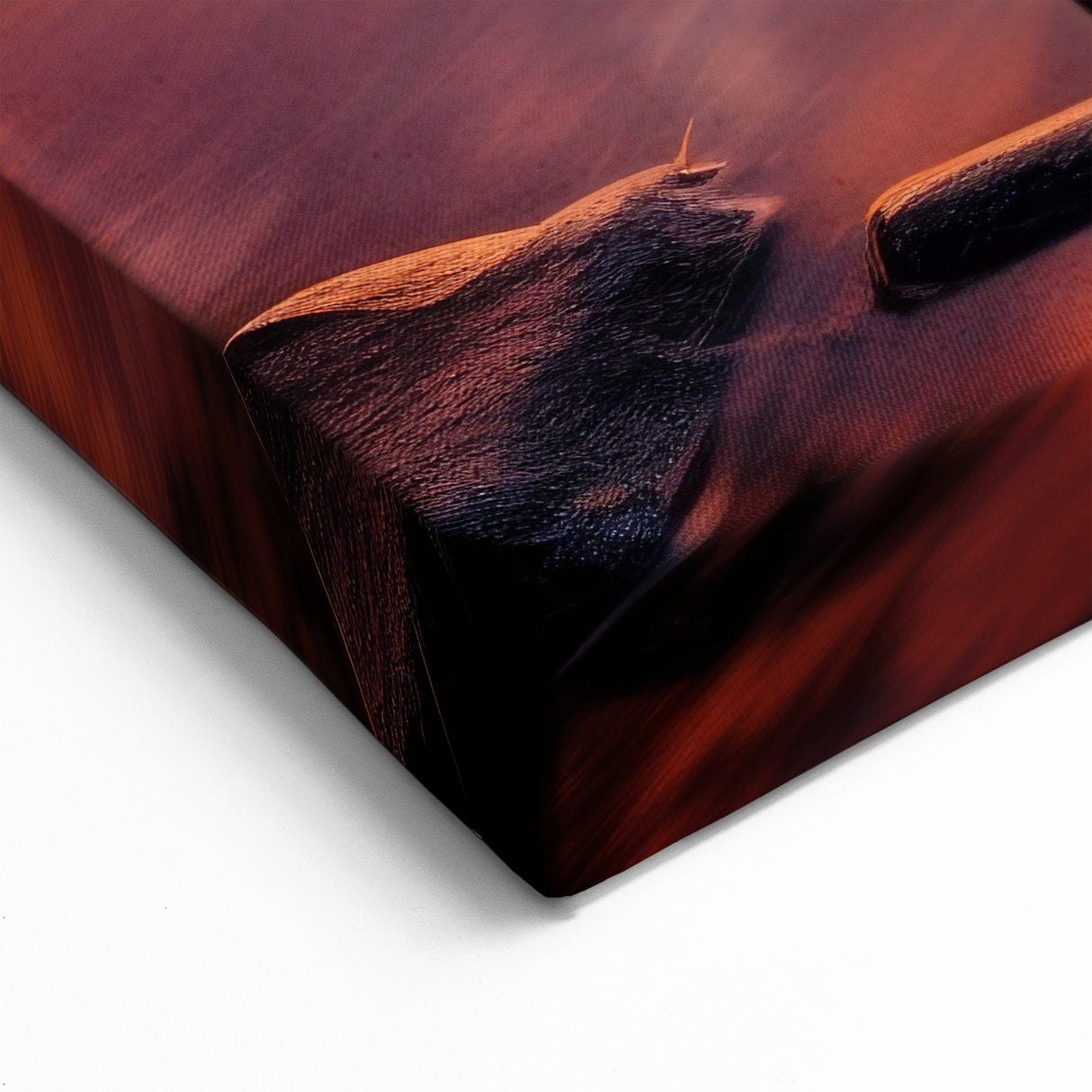 Fiery Sunset Harbor Wall Art - Stunning Lakeside View with Vibrant Skies