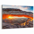 Breathtaking Canyon Sunrise Wall Art - Scenic Canyon Canvas Prints