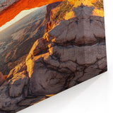 Breathtaking Canyon Sunrise Wall Art - Scenic Canyon Canvas Prints