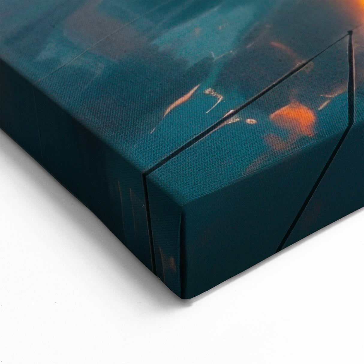 Sunset Harbor Wall Art - Vibrant Boats and Fiery Skies on Calm Waters