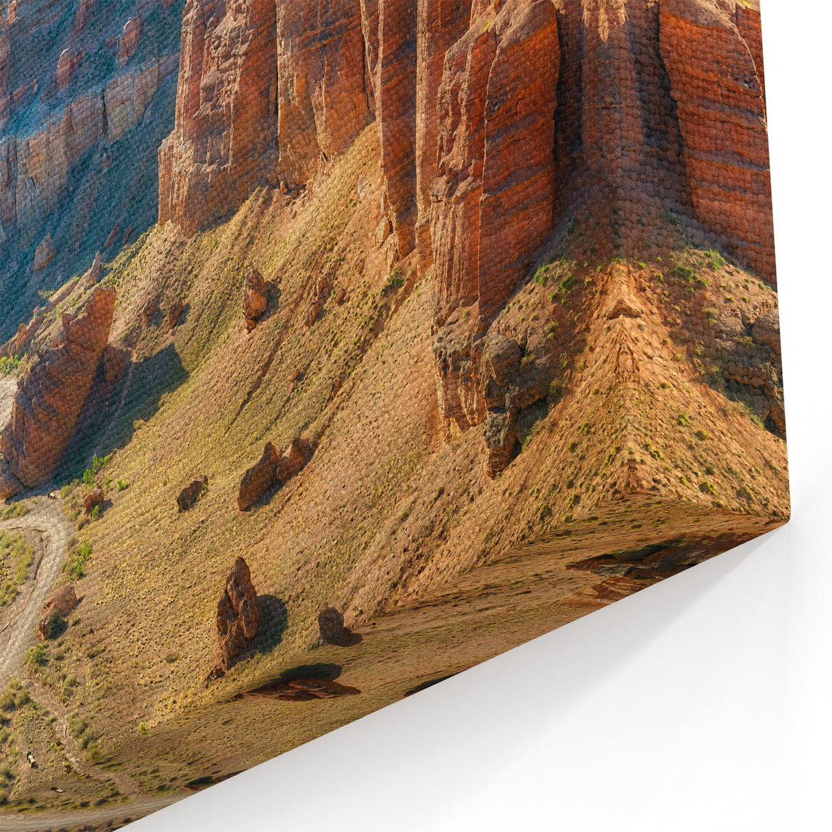 Vibrant Canyon Valley Wall Art - Scenic Canyon Canvas Prints for Decor