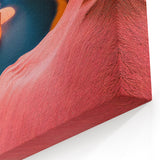 Abstract Canyon Waterfall Art - Scenic Canyon Canvas Prints for Decor