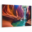 Majestic Canyon Waterfall Art - Scenic Canyon Canvas Prints for Home