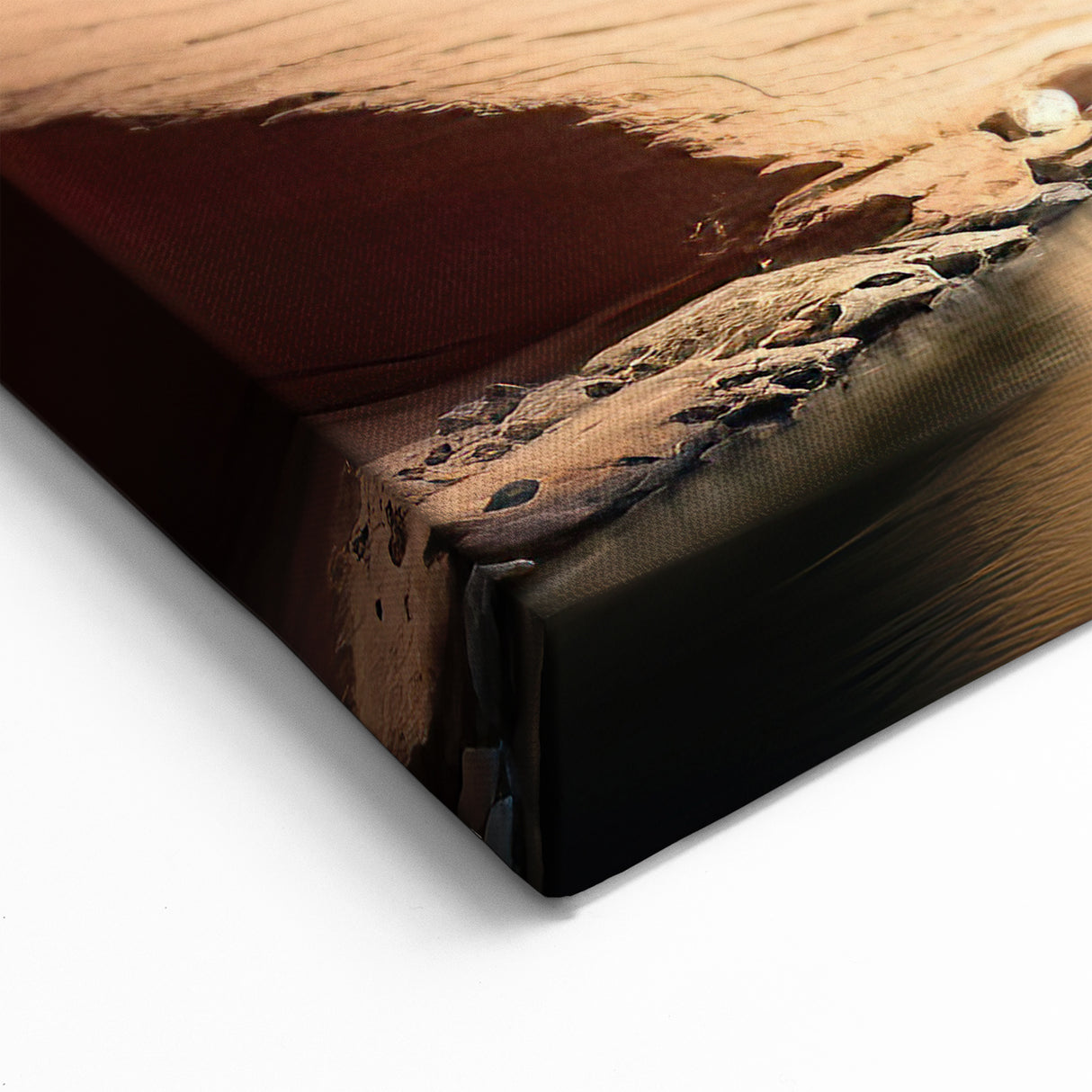 Vivid Canyon River Art - Scenic Canyon Canvas Prints for Home Decor