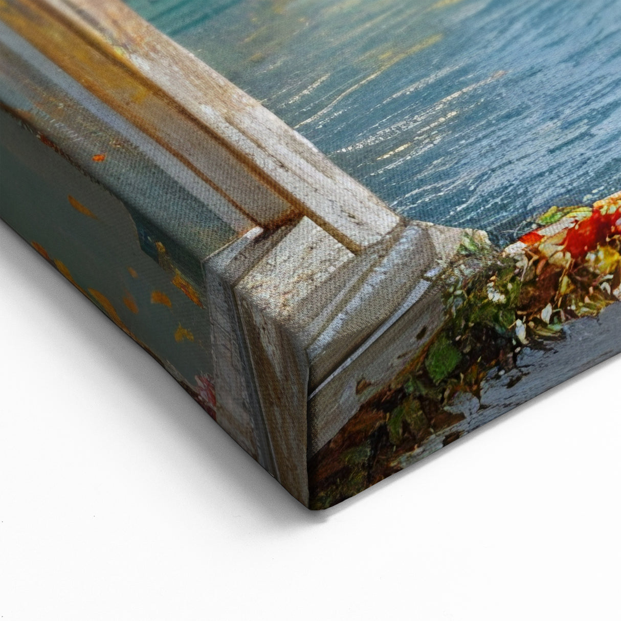 Tranquil Coastal Harbor Scenery Wall Art – Nautical Harbor Canvas