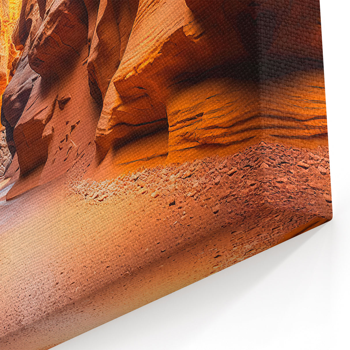 Pathway Golden Canyon Art - Scenic Canyon Home Decor for Canvas Prints