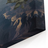 Vintage Aircraft Art: WWII Fighter Planes in Flight Canvas Print