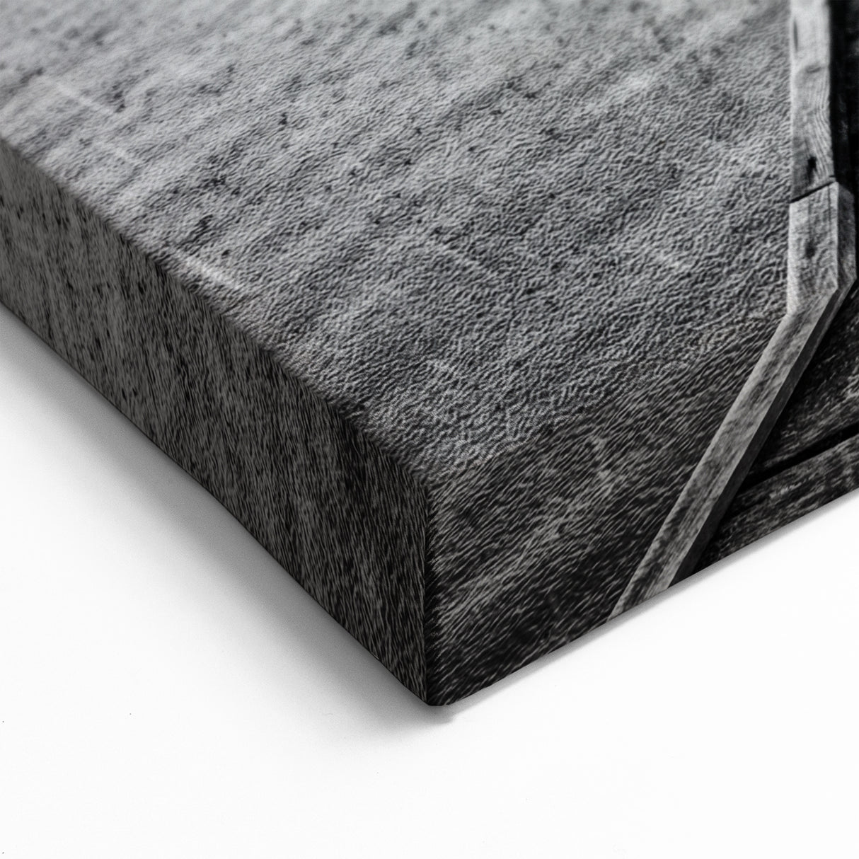 Dramatic Rainy Pier Harbor Art – Black and White Coastal Photography