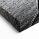 Dramatic Rainy Pier Harbor Art – Black and White Coastal Photography