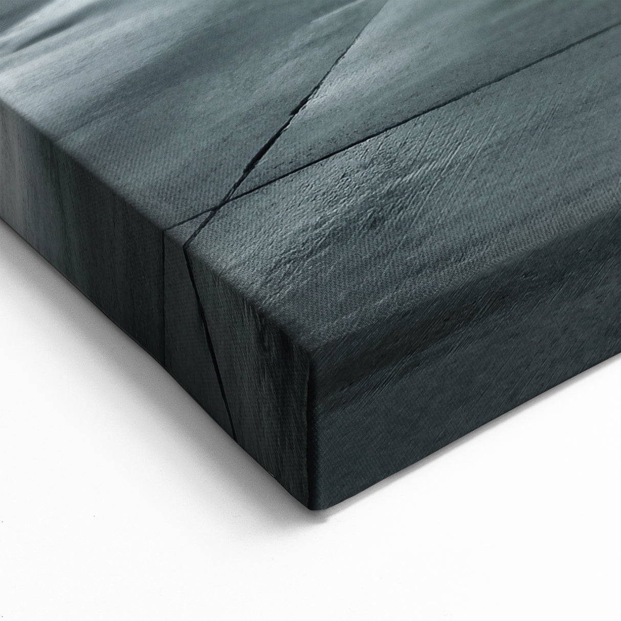 Modern Aviation Art: Jet Engine Close-Up in Sleek Monochrome Canvas Print