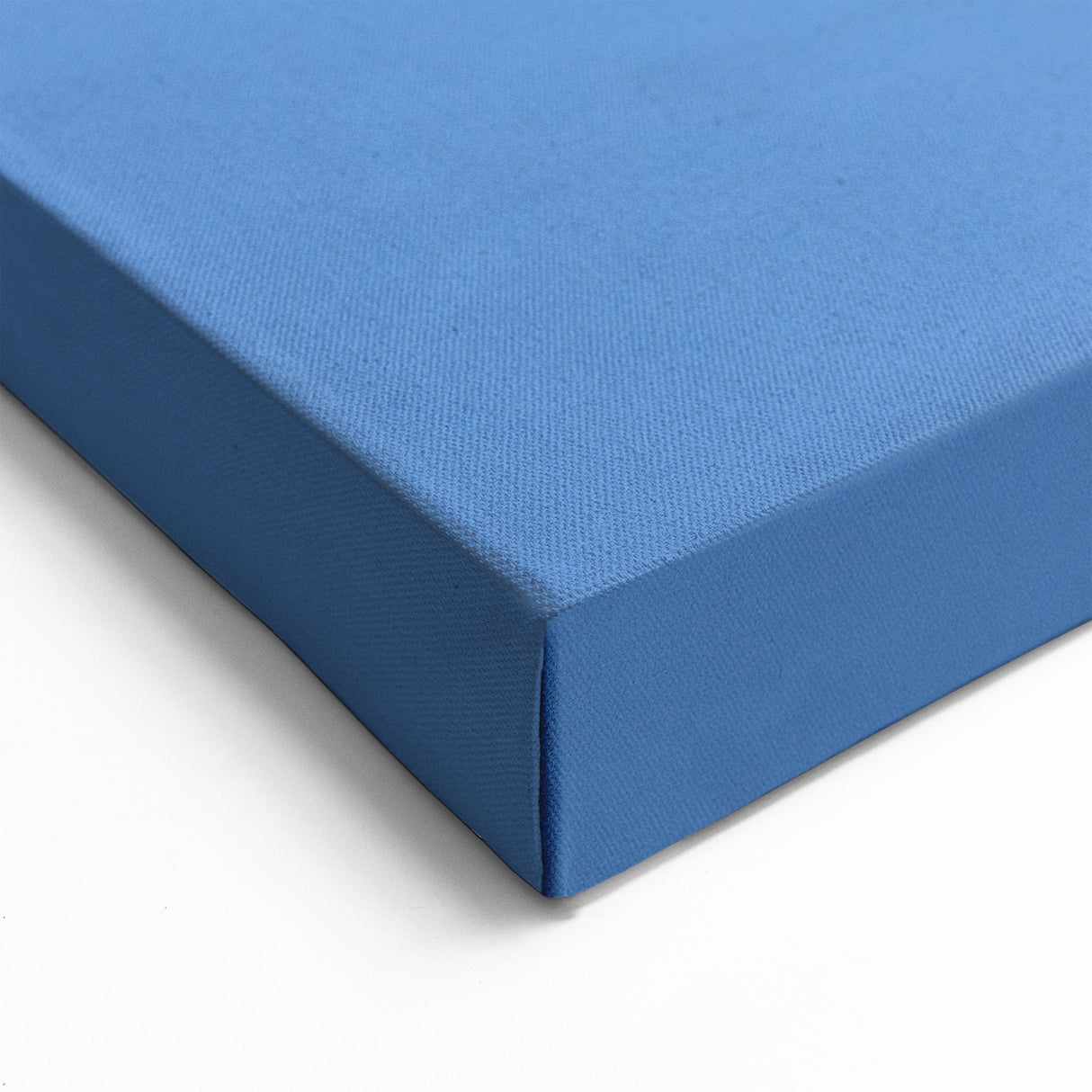 Modern Aviation Art: Fighter Jet in Flight Against Blue Sky Canvas Print