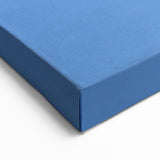 Modern Aviation Art: Fighter Jet in Flight Against Blue Sky Canvas Print