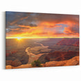 Grand Canyon Sunrise Art - Majestic Canyon Canvas Prints for Home Decor