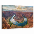 Majestic Canyon River Wall Art - Scenic Nature Canvas Prints for Decor