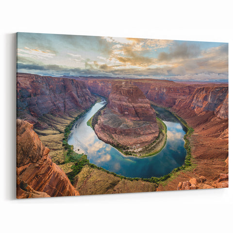 Majestic Canyon River Wall Art - Scenic Nature Canvas Prints for Decor