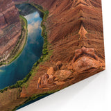 Majestic Canyon River Wall Art - Scenic Nature Canvas Prints for Decor
