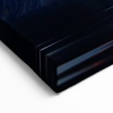 Abstract Canyon Reflection Wall Art - Surreal Scenic Canvas Decor