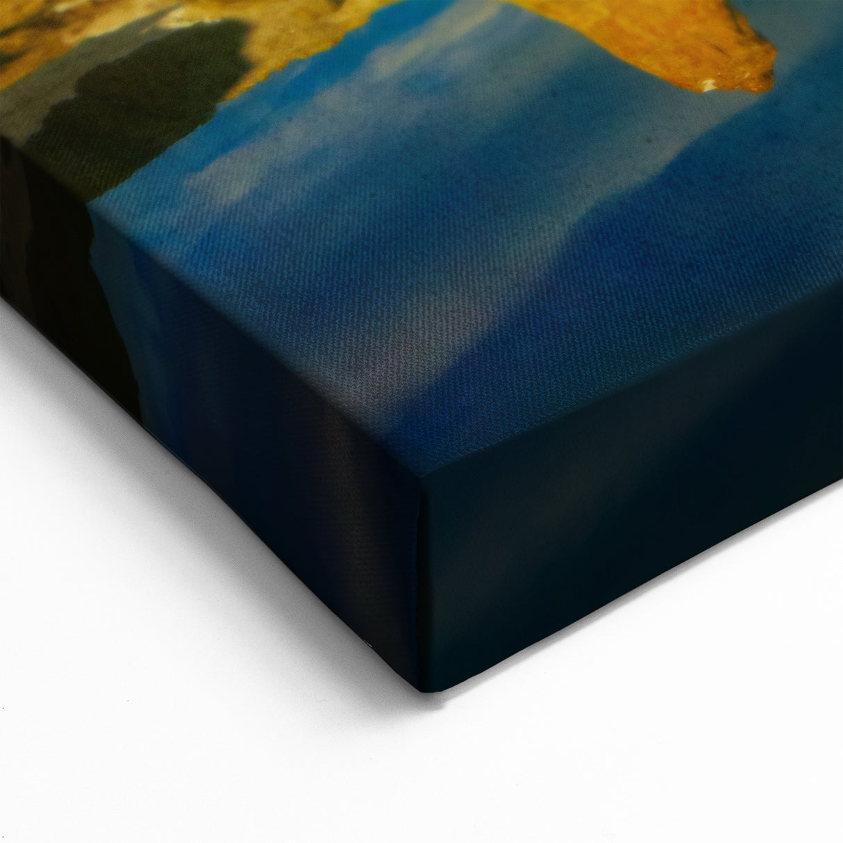 Golden Canyon Reflection Art - Stunning Nature Canvas Prints for Decor