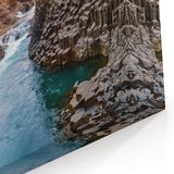Stunning Canyon Waterfall Art - Scenic Nature Canvas Prints for Decor