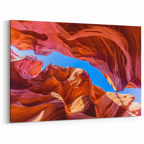 Vibrant Canyon Wall Art - Dynamic Nature Canvas Prints for Home Decor